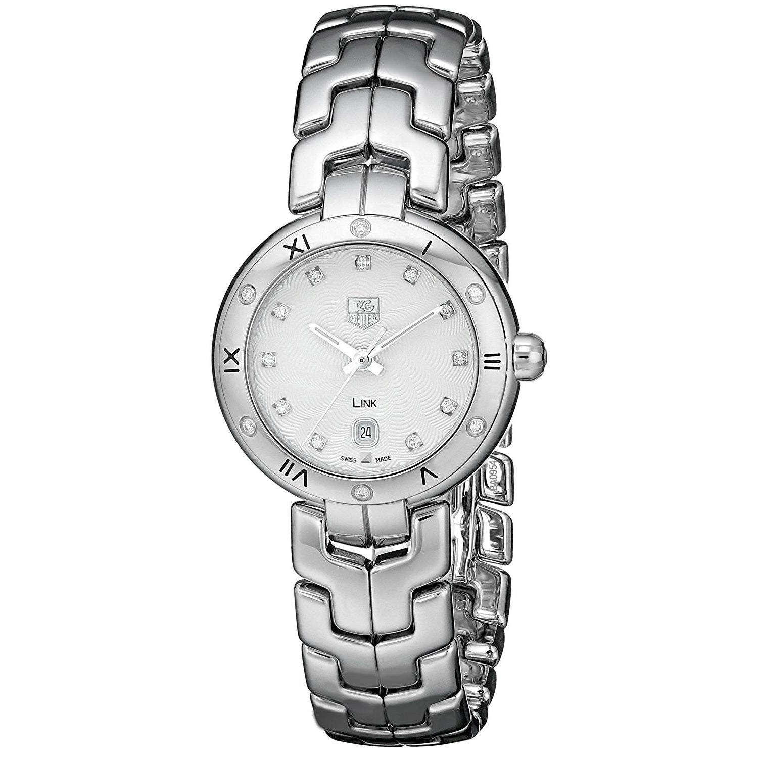 Tag Heuer Link Quartz Diamond Silver Dial Women's Watch WAT1413.BA0954