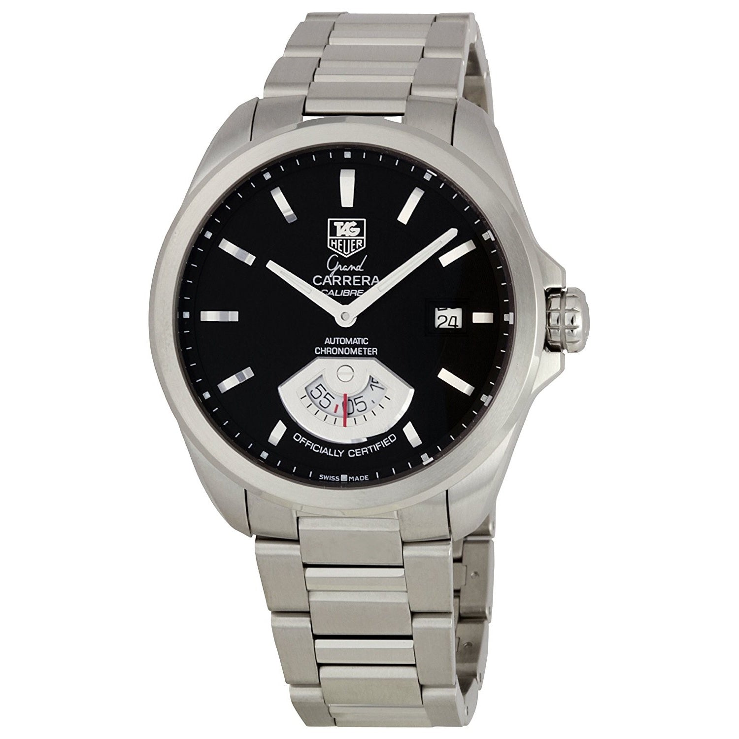 Tag Heuer Grand Carrera Automatic GMT ChronoMeter Automatic Black Dial Men's Watch WAV511A.BA0900