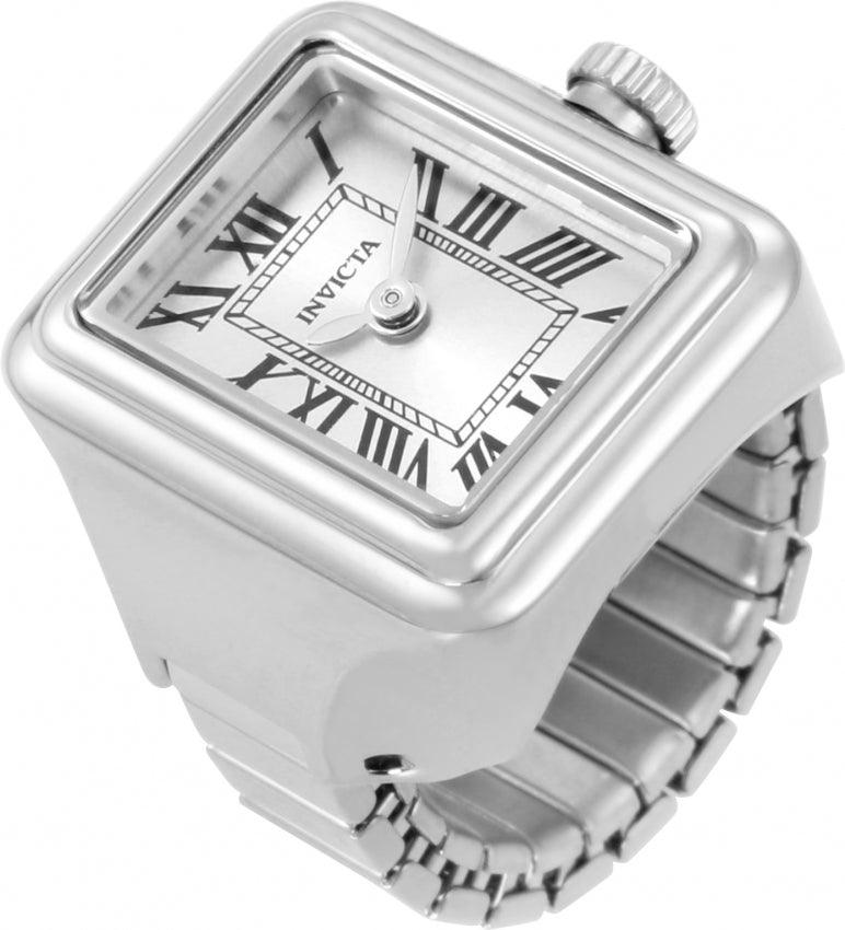 Invicta Quartz Mini Silver Dial Women's Ring Watch 49894