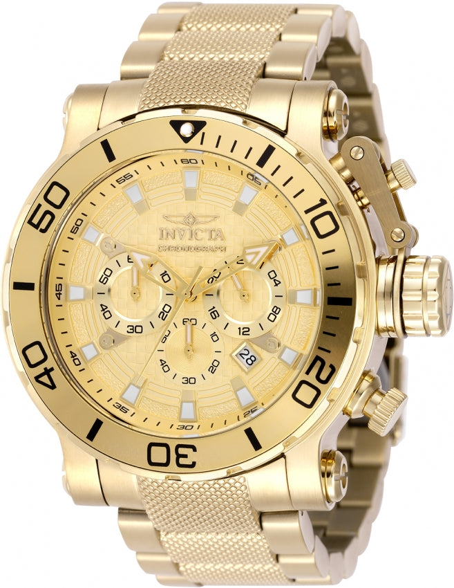 Invicta Quartz Coalition Forces Gold Dial Men's Watch 50231