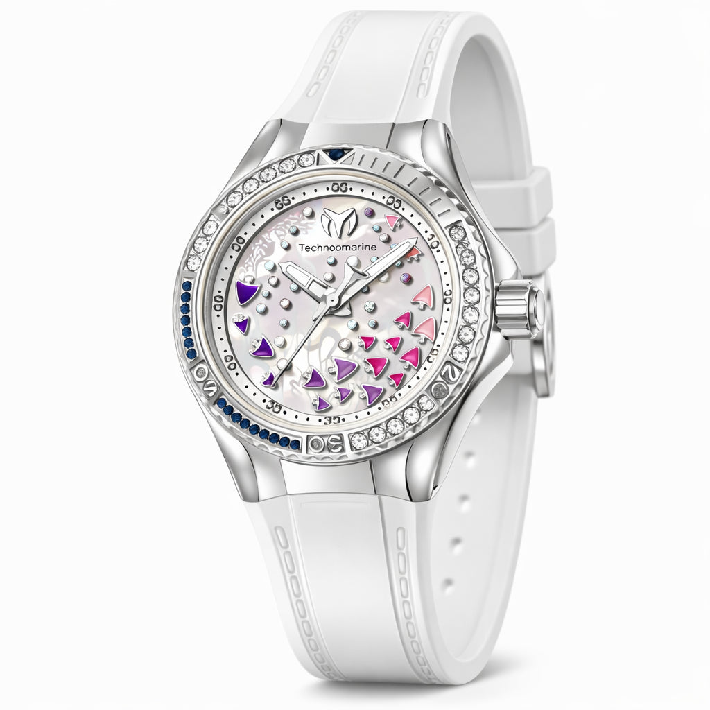 TechnoMarine Quartz Cruise White Dial Women's Watch TM-125003