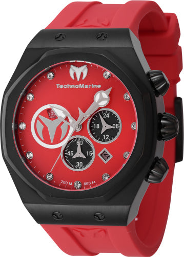TechnoMarine Quartz Reef Red Dial Men's Watch TM-523003