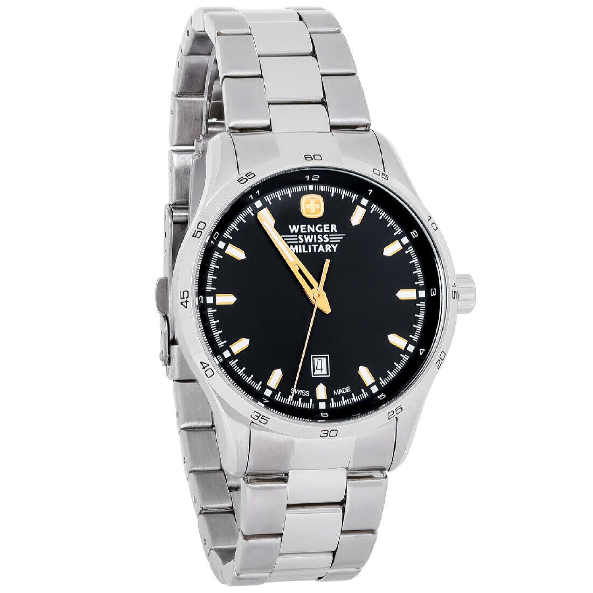 Wenger Roadster Quartz Black Dial Men's Watch 01.9041.204C