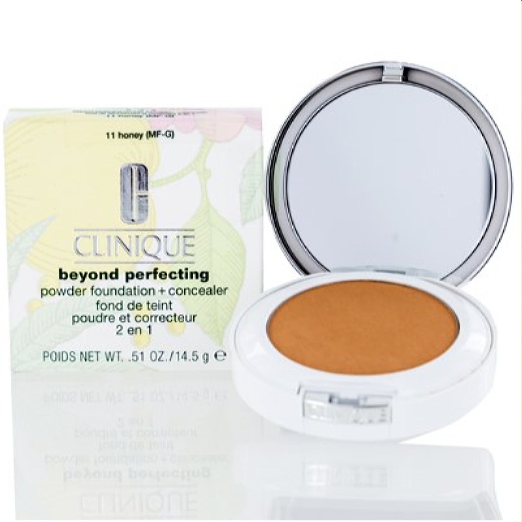 Clinique  Clinique Beyond Perfecting Powder Foundation+Conceal 11 Honey 0.51Oz(15Ml) 020714756017