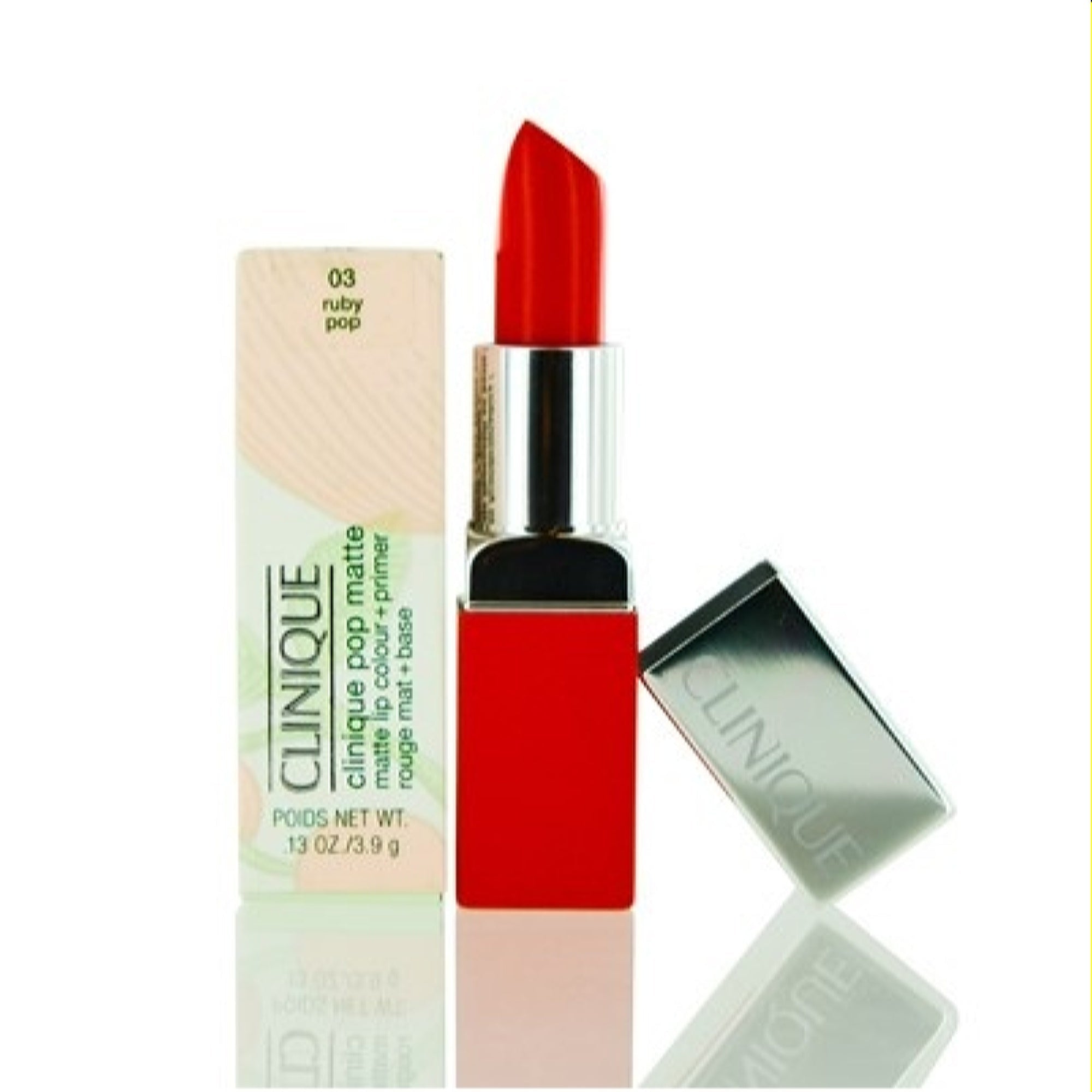 Clinique  Clinique Pop Matte Lip Color + Primer 03 Ruby Pop  .13 Oz  020714832988