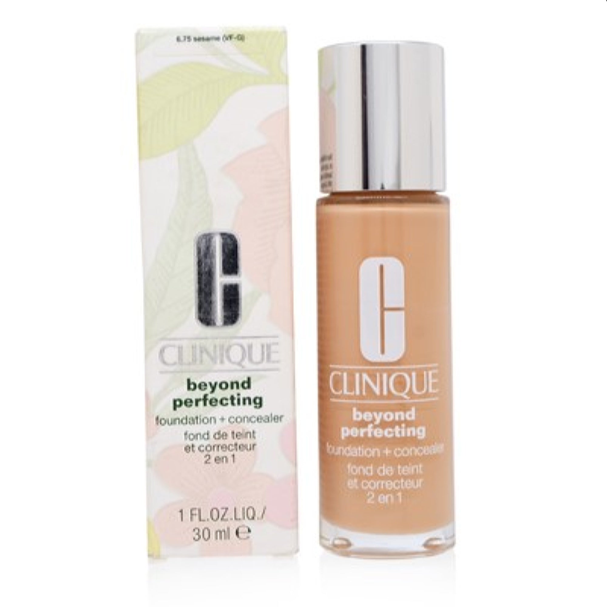 Clinique  Clinique Beyond Perfecting Foundation+Concealer 6.75 Sesame (Vf-G) 1.0 Oz 020714898380