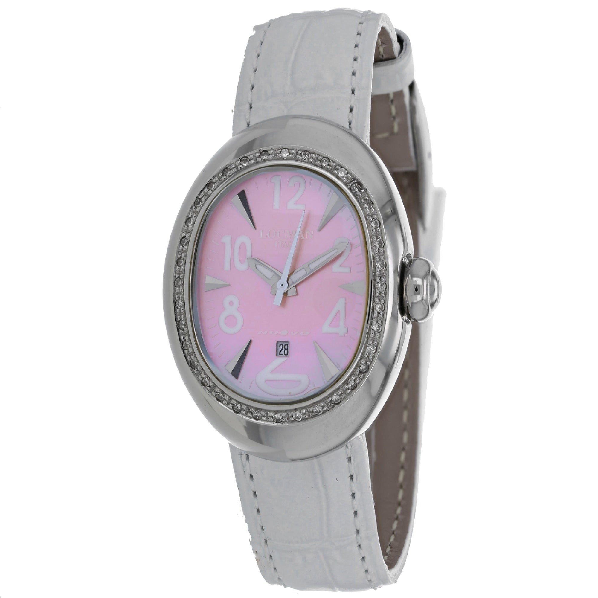 Locman  Quartz Nuovo Mother of pearl Dial Women's Watch 028MOPPKD-WH