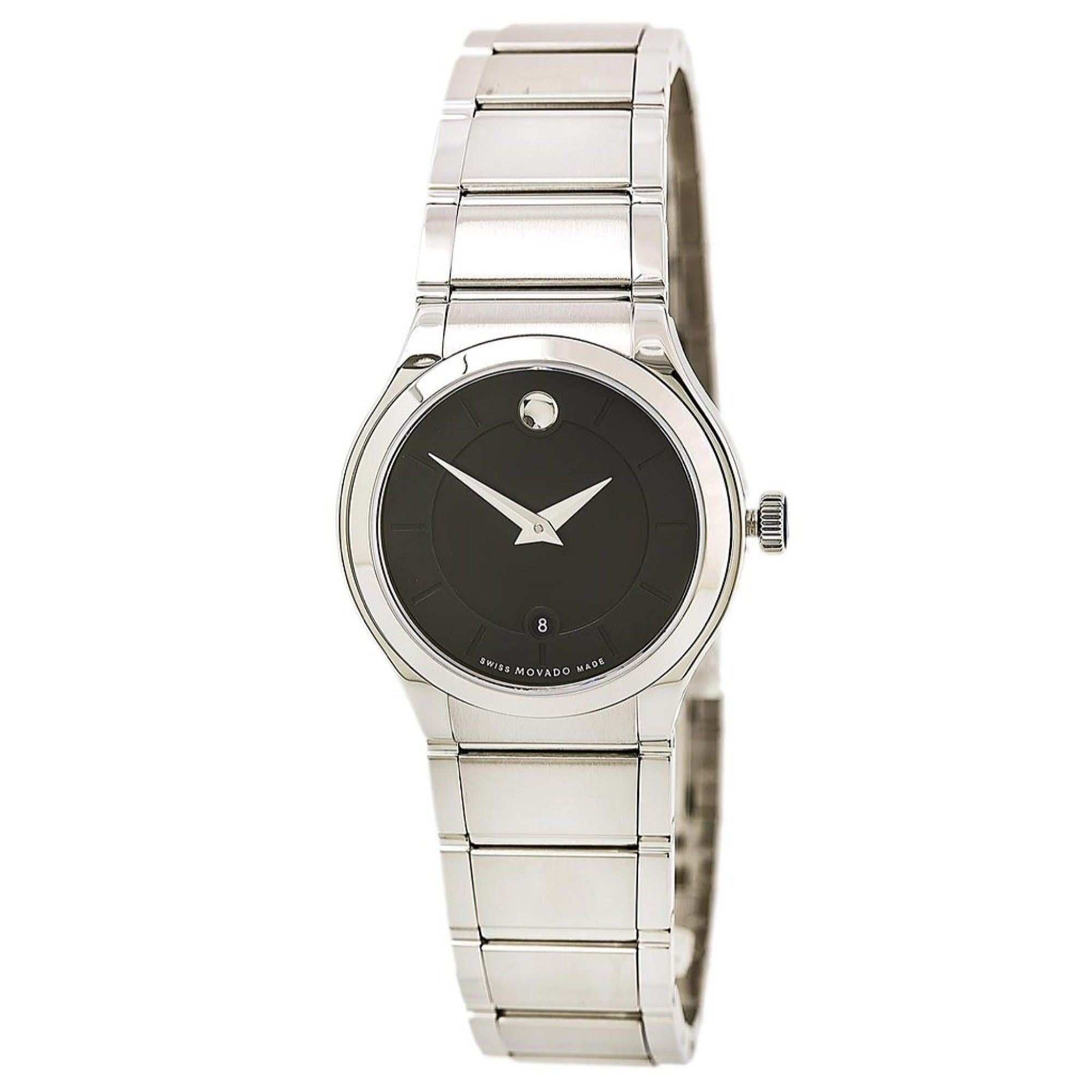 Movado Quadro Quartz Black Dial Women's Watch 0606493