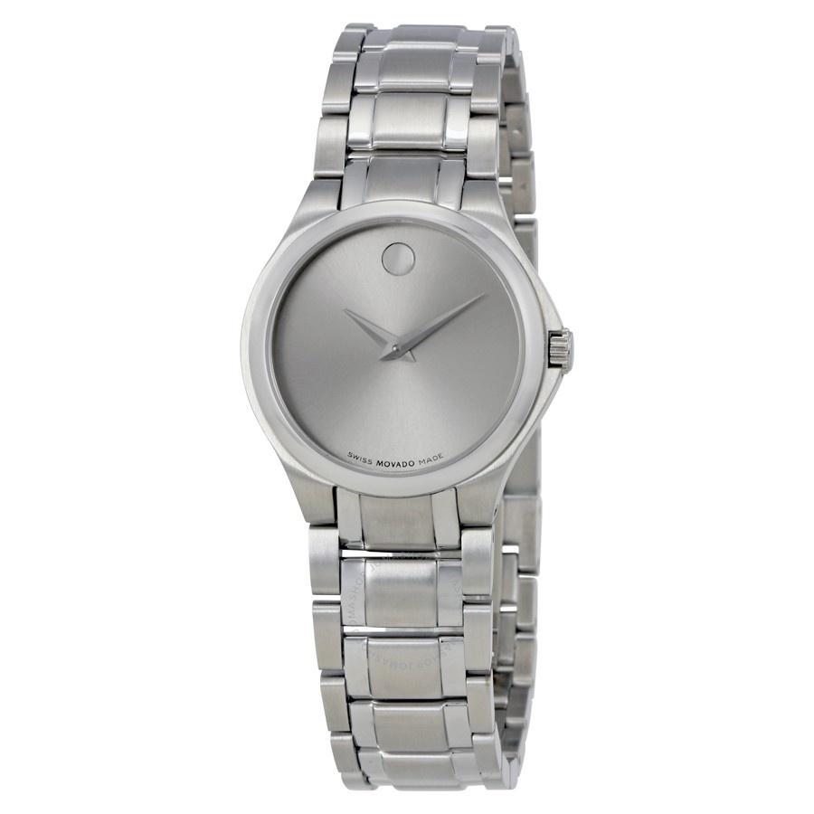 Movado Collection Quartz Silver Dial Women's Watch 0606785