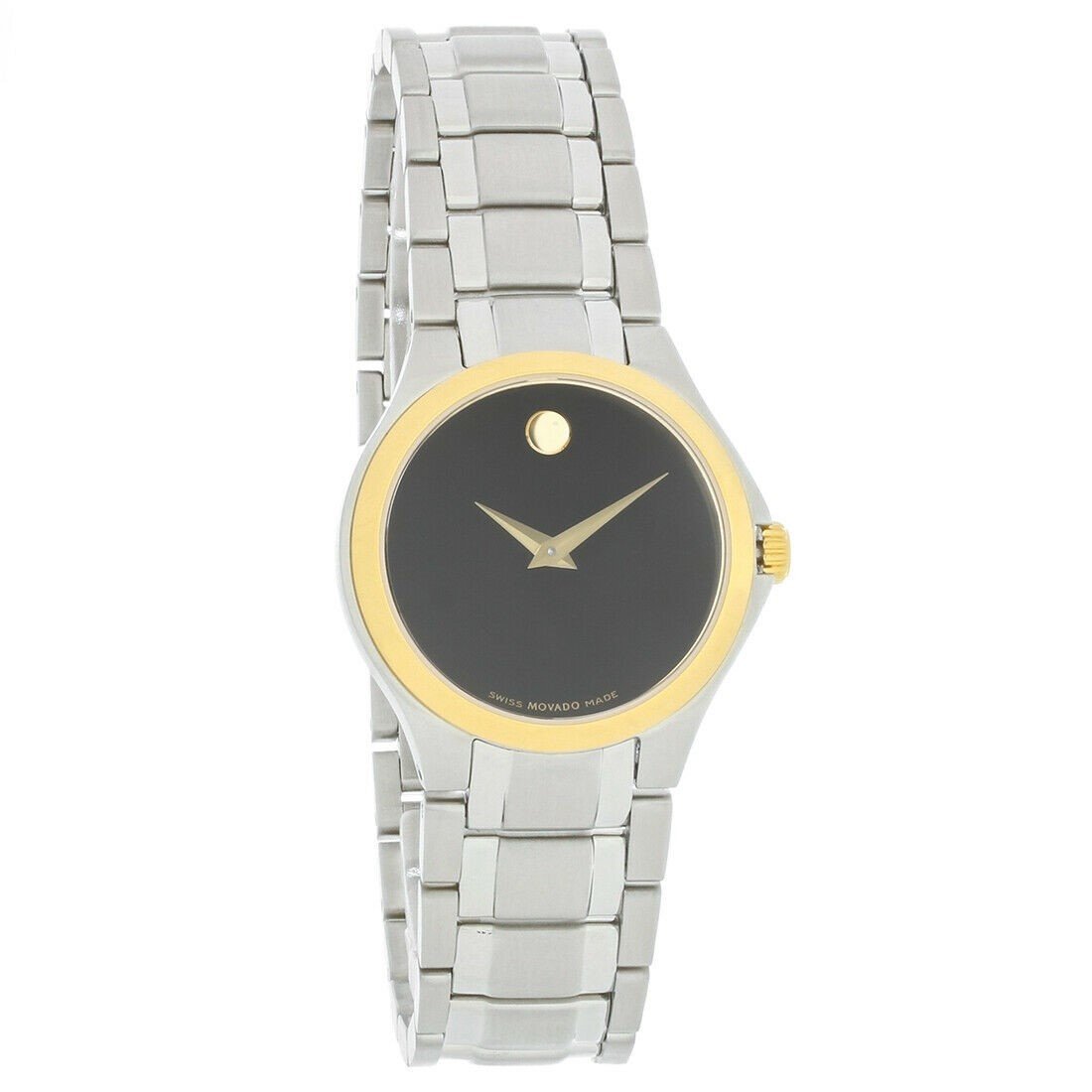 Movado Sapphire Quartz Black Dial Women's Watch 0606786