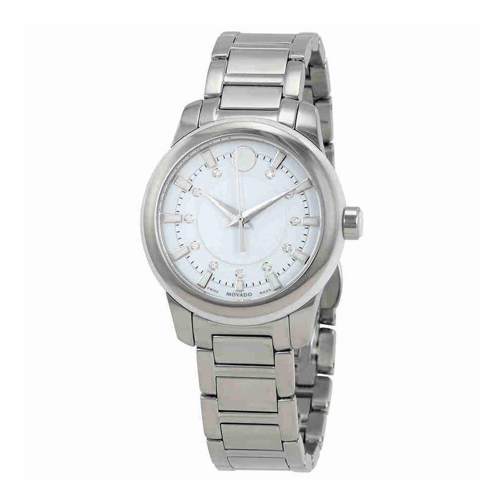 Movado Classic Quartz Diamond White Dial Women's Watch 0606943