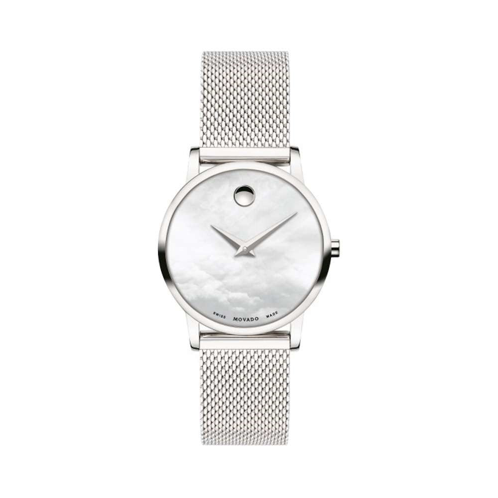 Movado Museum Classic Quartz Mother of Pearl Dial Women's Watch 0607350