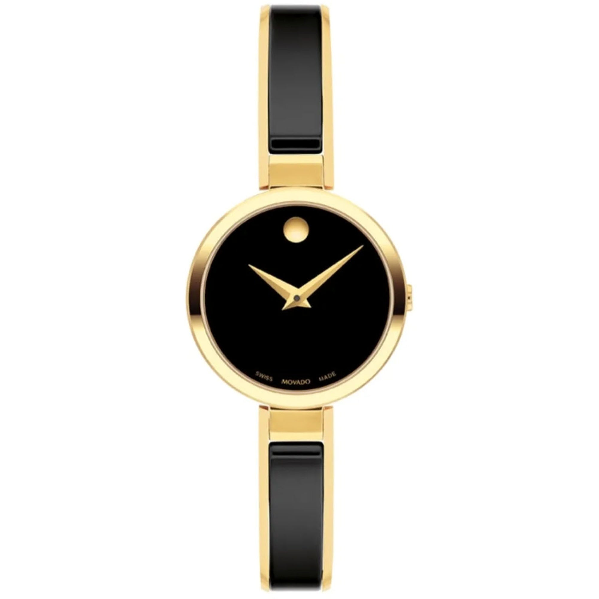 Movado  Quartz Moda Black Dial Women's Watch 0607714