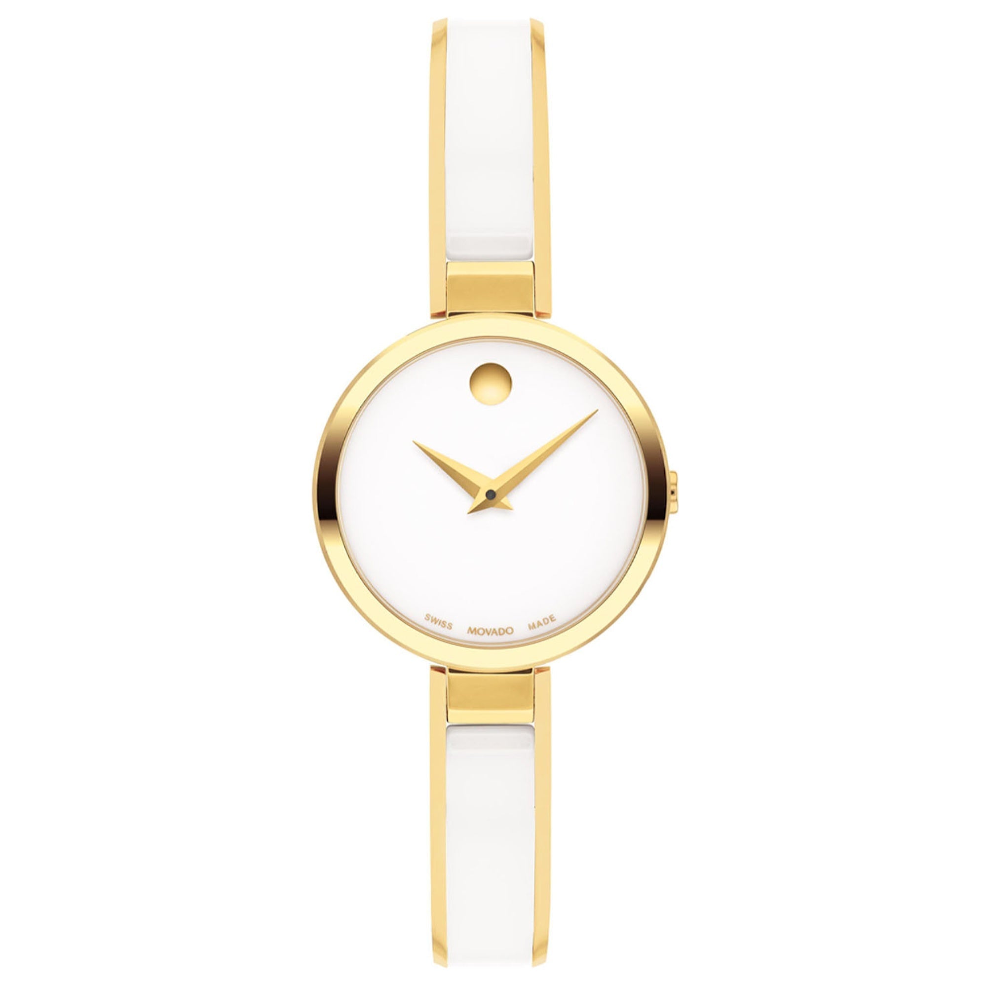 Movado  Quartz Moda White Dial Women's Watch 0607715