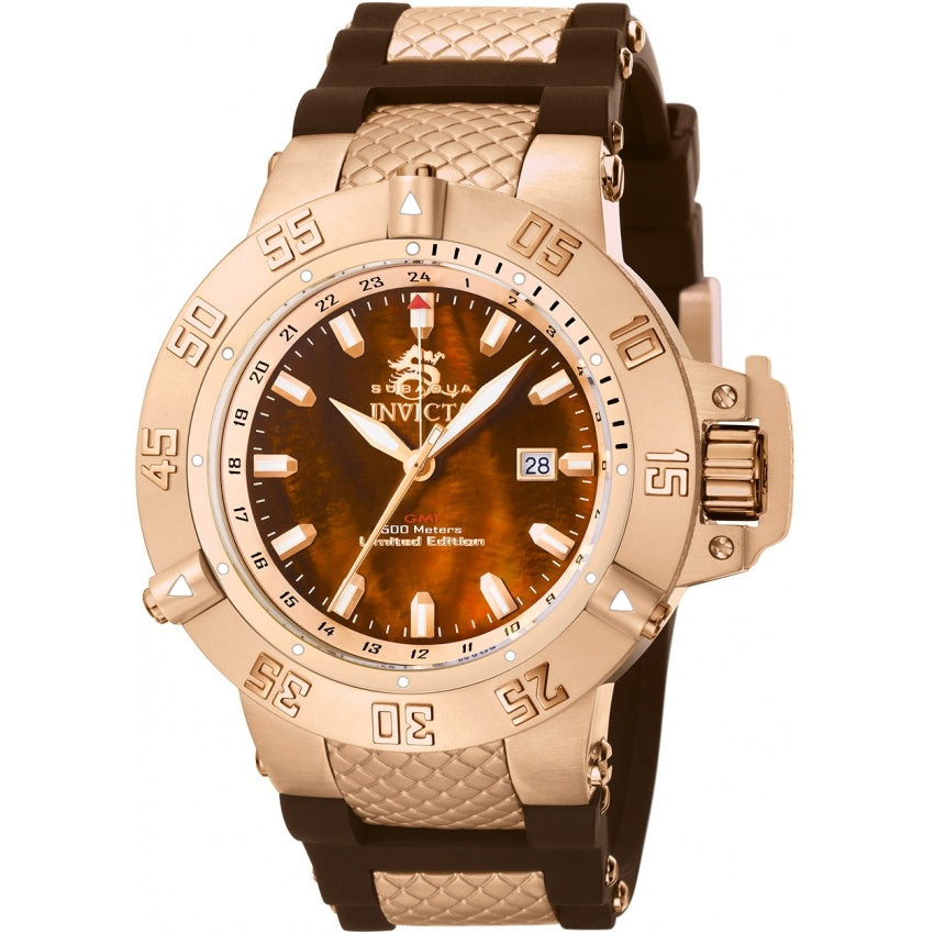 Invicta Subaqua Quartz Mother of Pearl Dial Men's Watch 0739