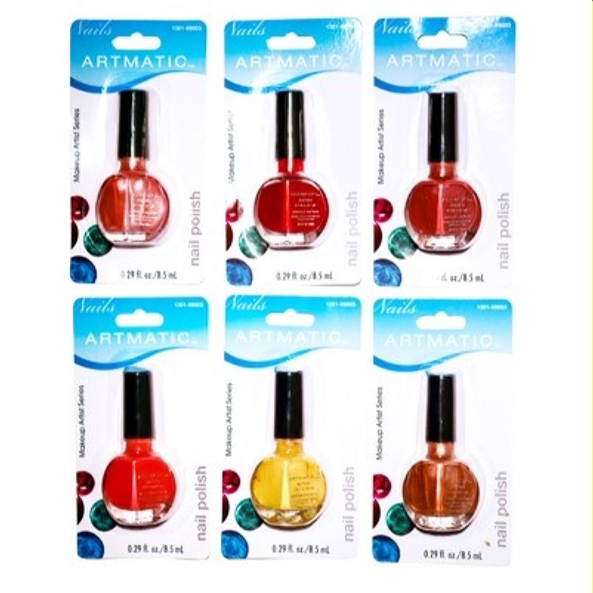 Artmatic  Artmatic Mega Brilliance Nail Polish 72 Pcs Assorted Colors 0.29 Oz Ea (8.5 Ml) 073911990036