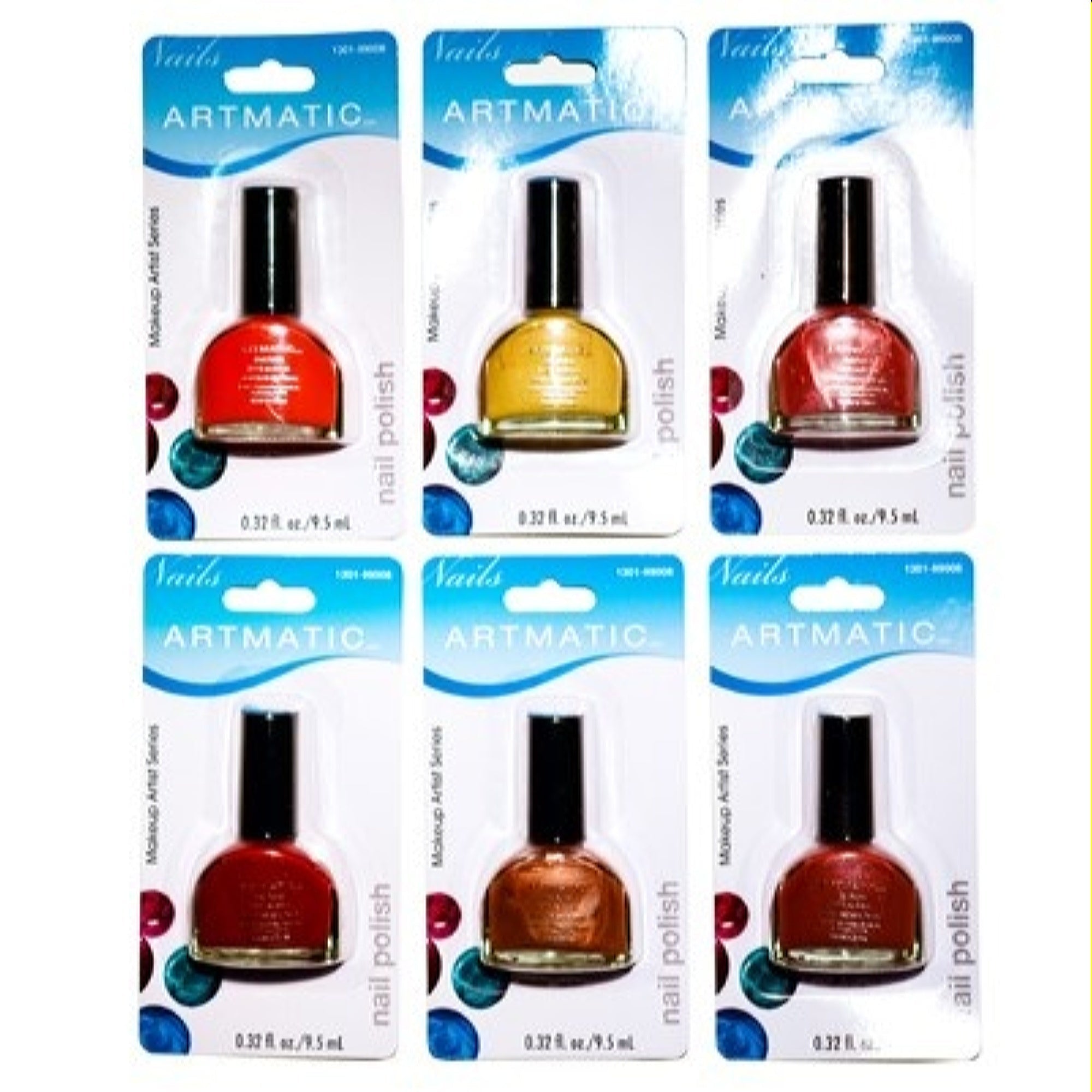 Artmatic  Artmatic Mirror Finish Nail Polish 72 Pcs Assorted Colors 0.32 Oz (9.5 Ml) 073911990081