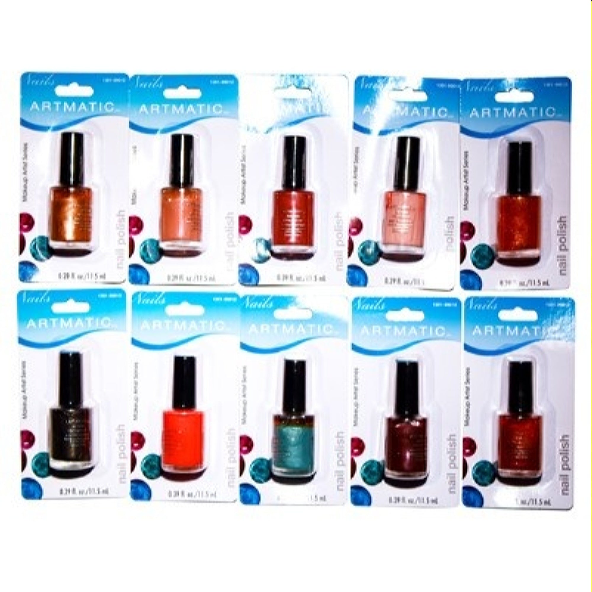 Artmatic  Artmatic Mega Reflect Nail Polish 72 Pcs Assorted Colors .39 Oz Ea (11.5 Ml) 073911990128