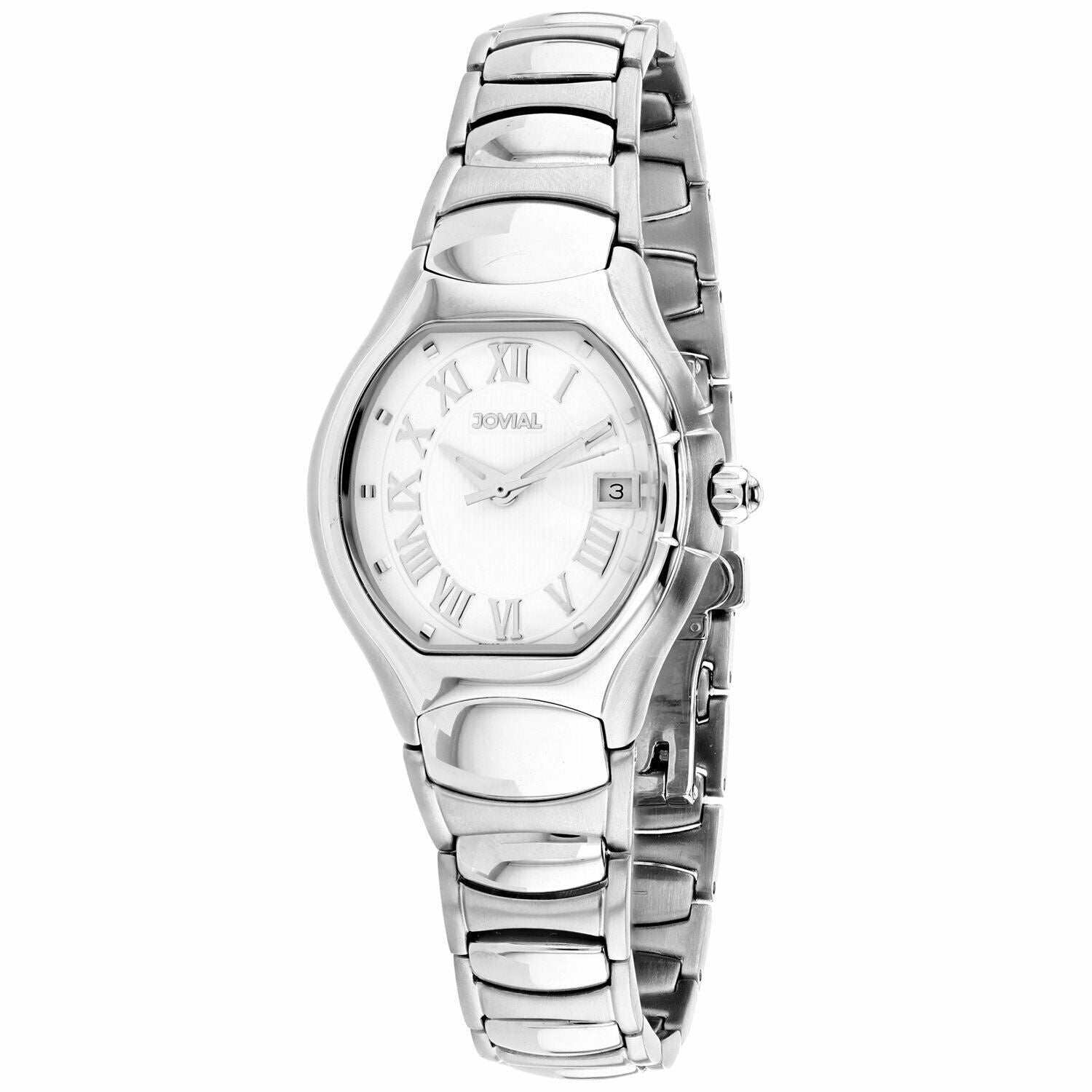 Jovial Classic Quartz White Dial Women's Watch 08031-LSM-01