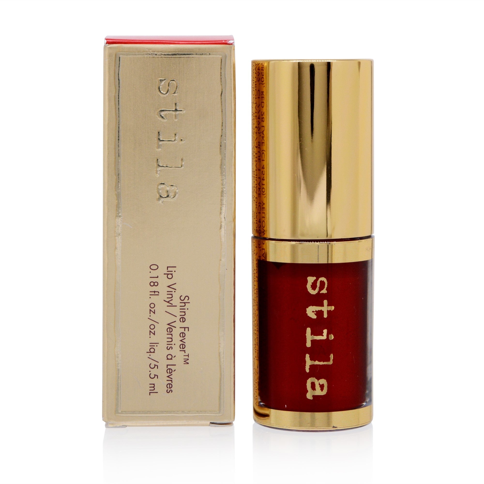 Stila  Stila Shine Fever Lip Vinyl Liquid Lipstick Hot Pursuit  0.18 Oz (5.5 Ml) 094800358119