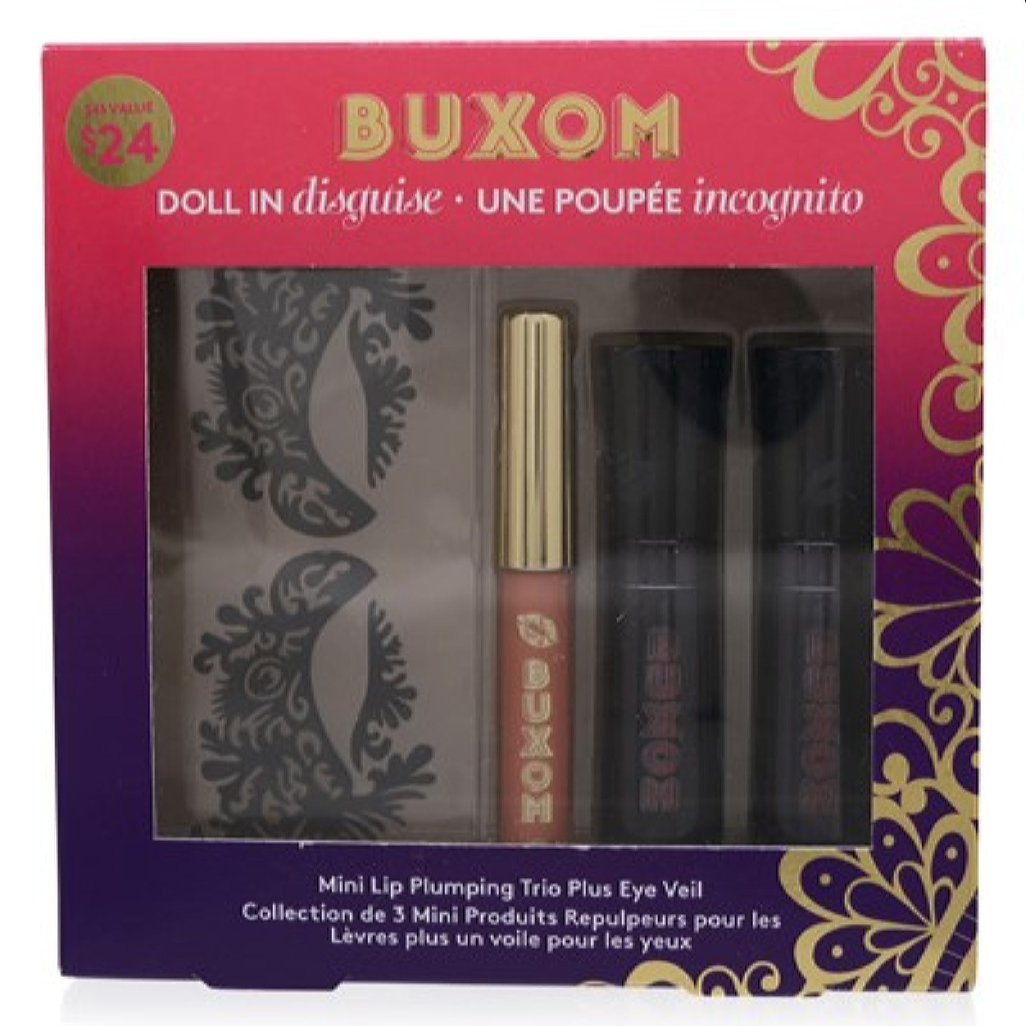 Buxom  Buxom  Doll In Disguise Mini Lip Plumping Trio  098132551798