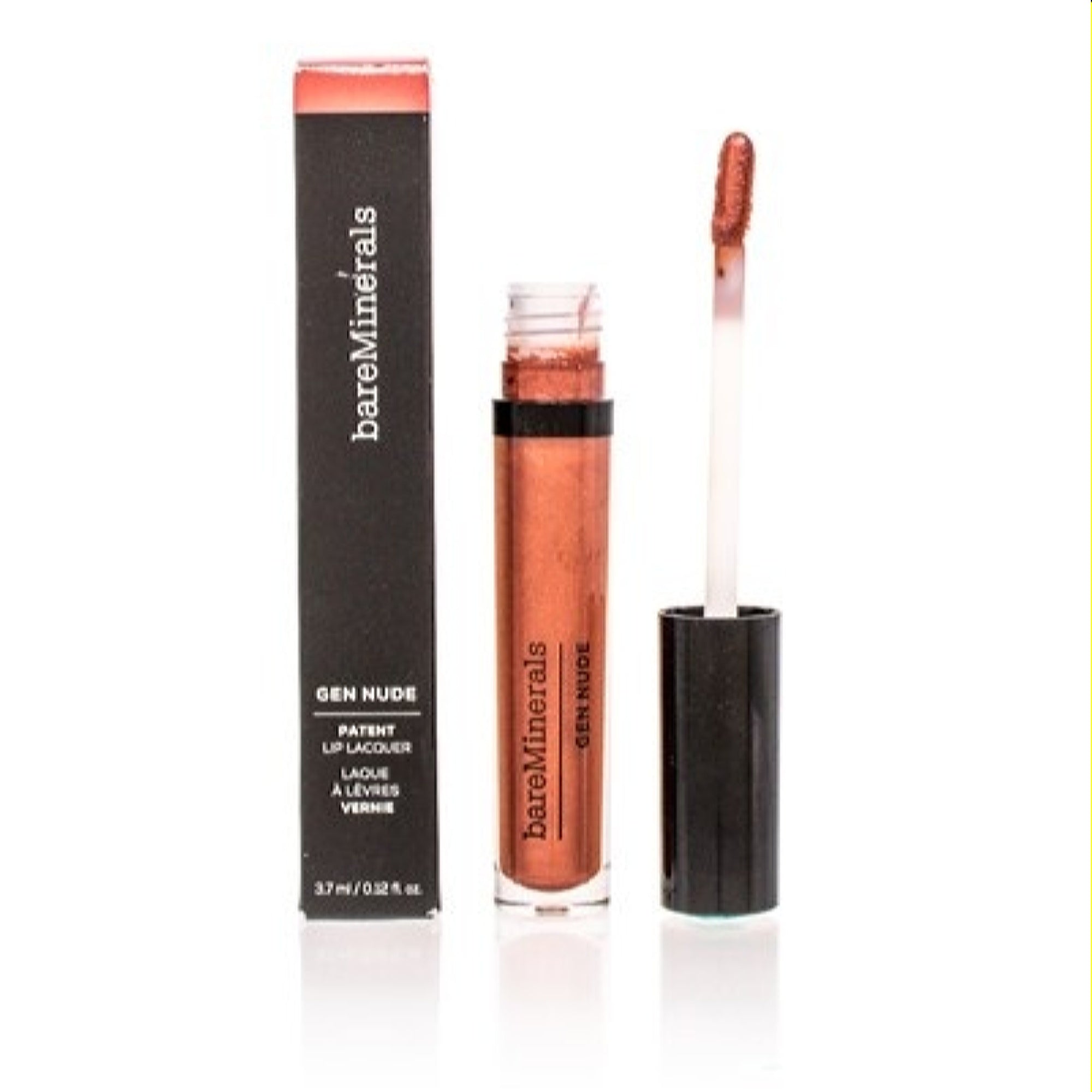 Bareminerals  Bareminerals Gen Nude Patent Lip Lacquer Rubellite 0.12 Oz (3.7 Ml) 098132553402