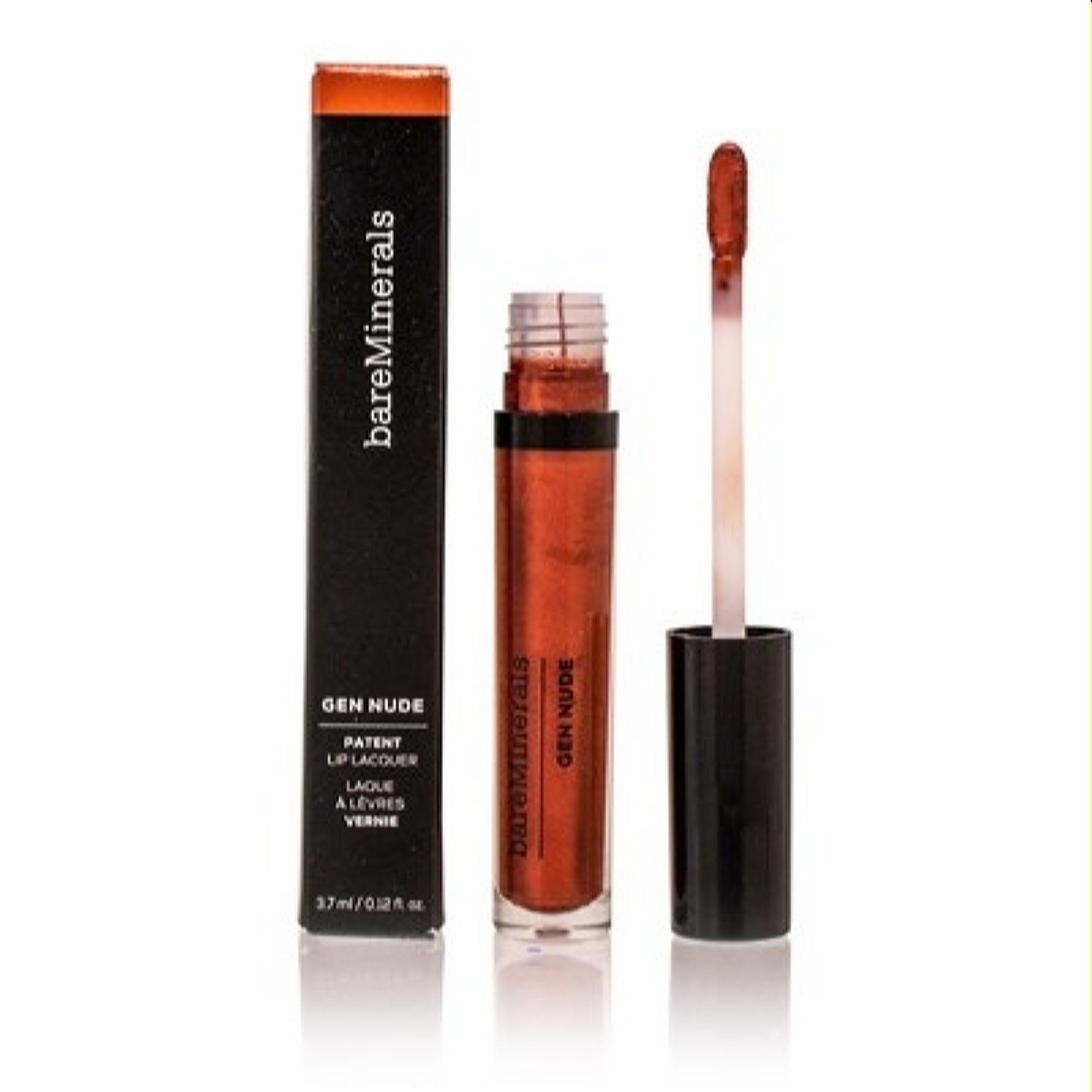 Bareminerals  Bareminerals Gen Nude Patent Lip Lacquer Amber 0.12 Oz (3.7 Ml) 098132553464