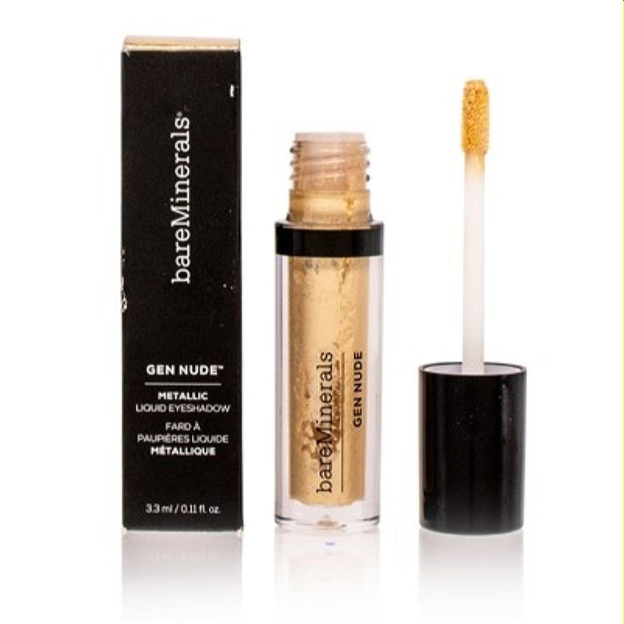 Bareminerals  Bareminerals Gen Nude Metallic Liquid Eye Shadow (Citrine) 0.11 Oz (3.3 Ml) 098132555499