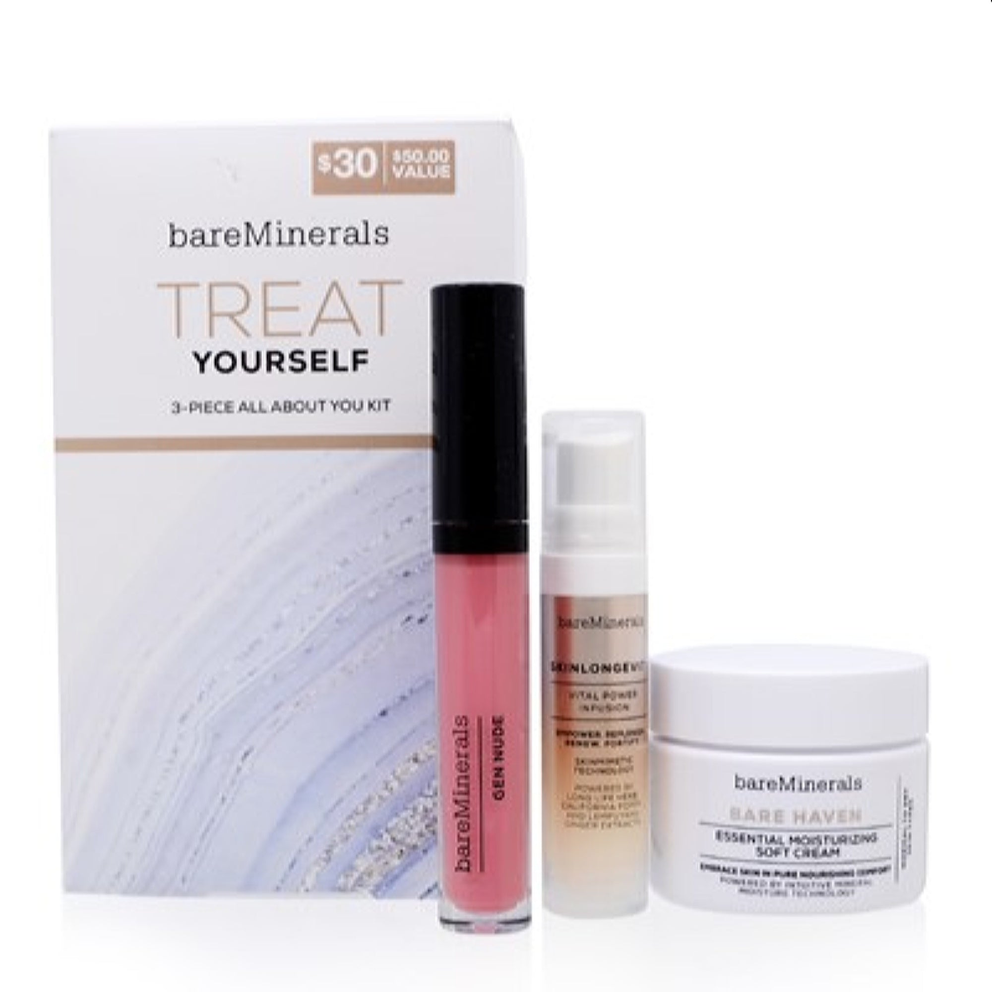 Bareminerals  Bareminerals Treat Yourself 3-Piece All About You Kit 098132559541