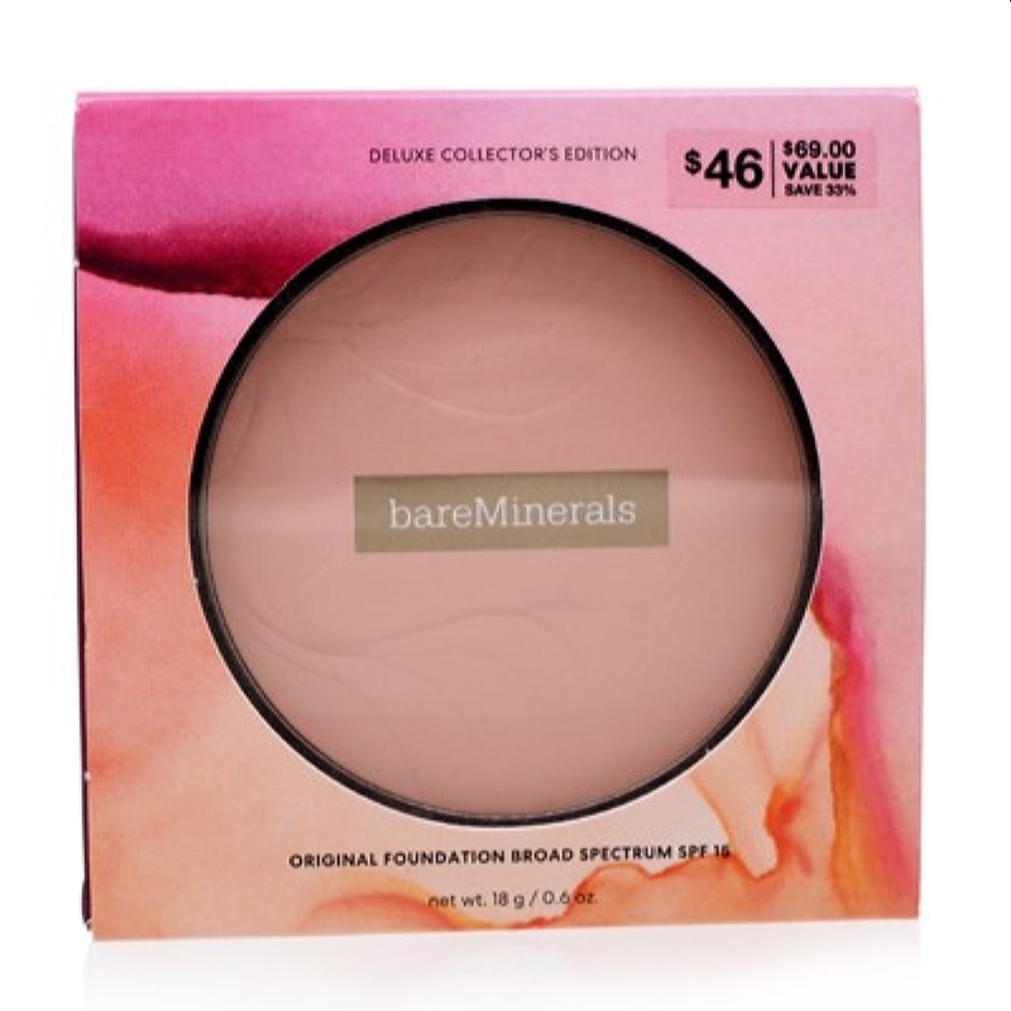 Bareminerals  Bareminerals Deluxe Collector'S Edition Original Foundation (Golden Dark) .6 Oz 098132570348