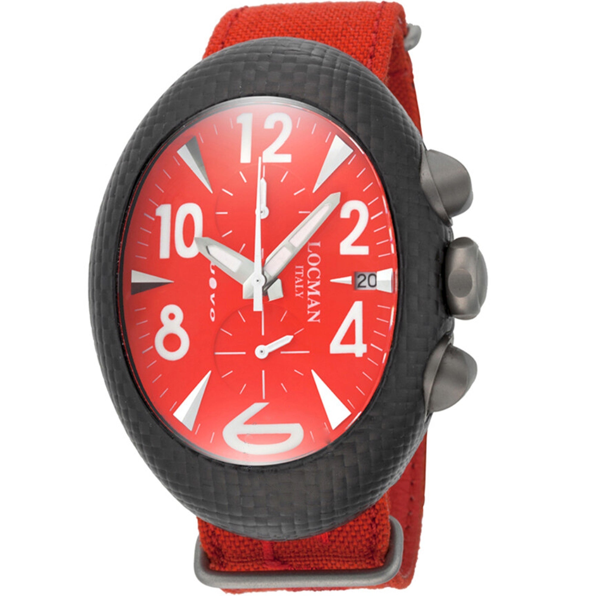 Locman  Quartz Nuovo Red Dial Men's Watch 100RDCRBQ