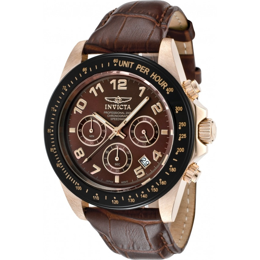 Invicta Speedway Quartz Chronograph Brown Dial Men's Watch 10712