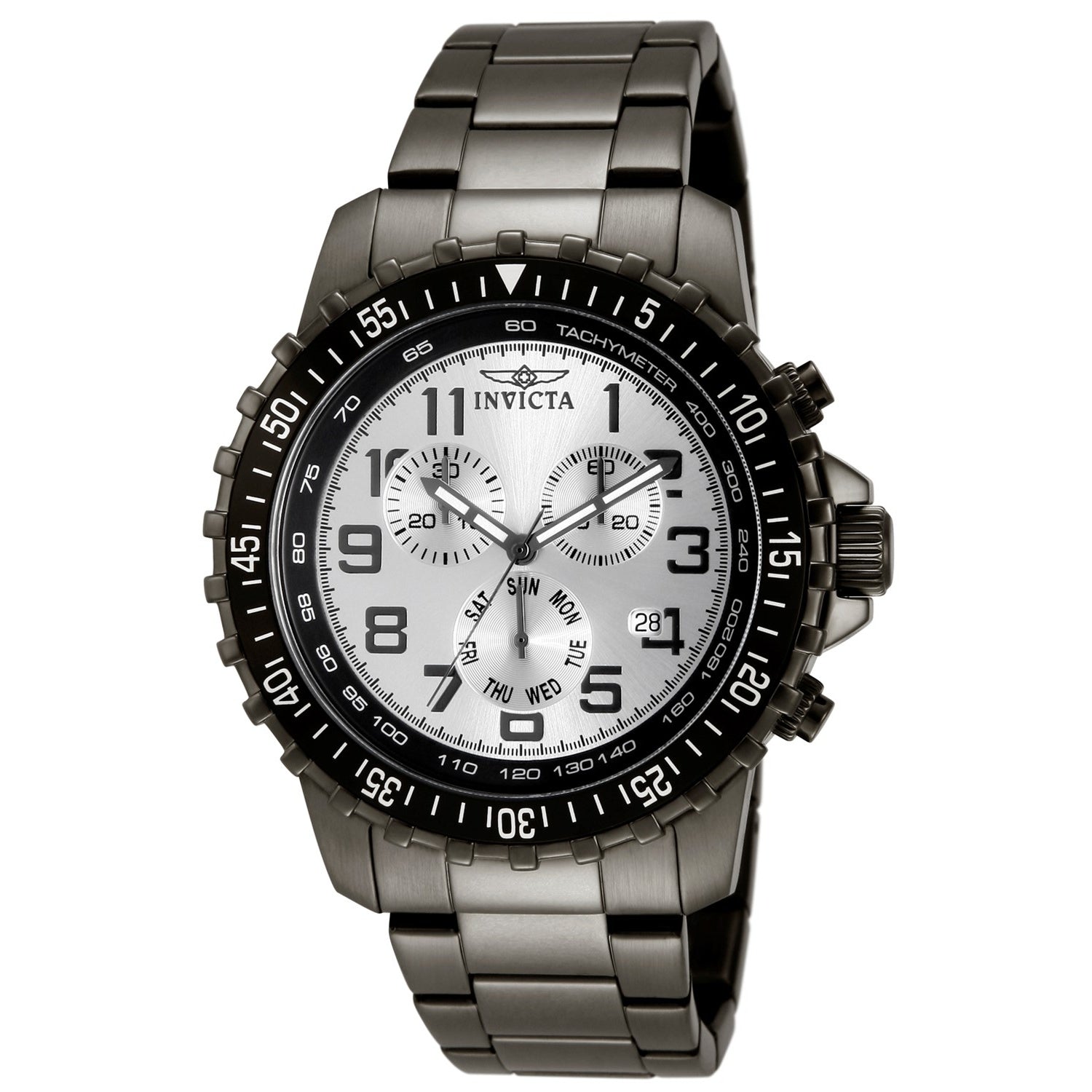 Invicta Specialty Quartz Chronograph  Silver Dial Men's Watch 11370