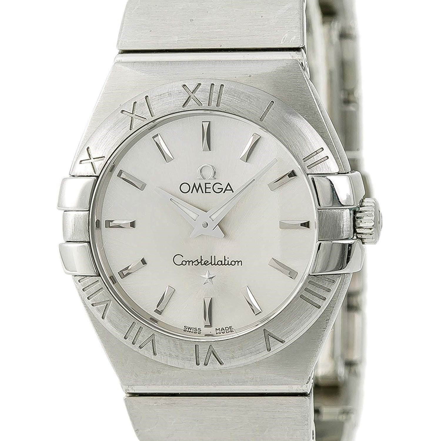 Omega Constellation Quartz Silver Dial Women's Watch 123.10.27.60.02.001