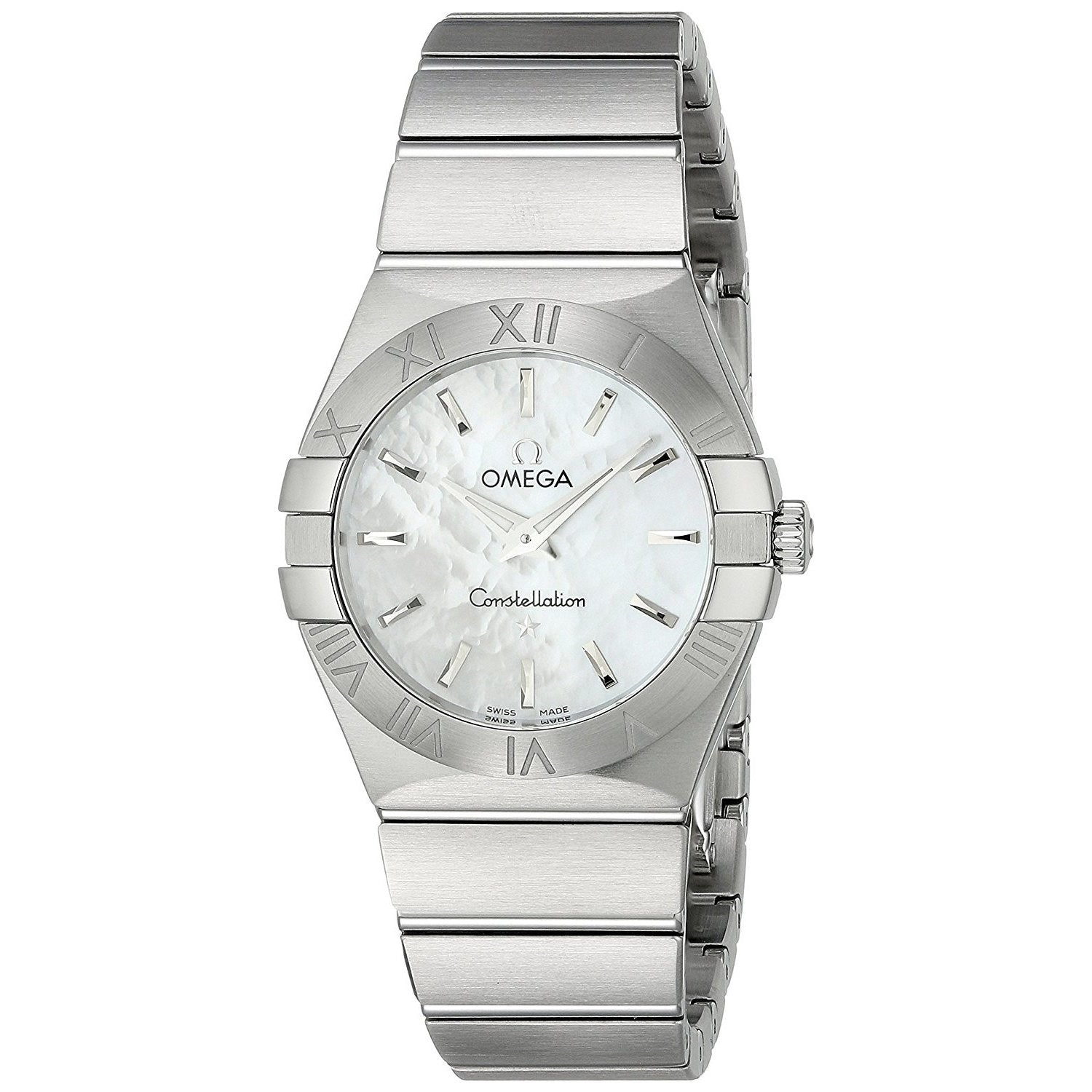 Omega Constellation Quartz Mother of Pearl Dial Women's Watch 123.10.27.60.05.001