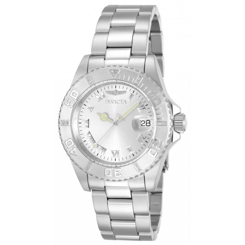 Invicta Pro Diver Quartz Silver Dial Men's Watch 12819