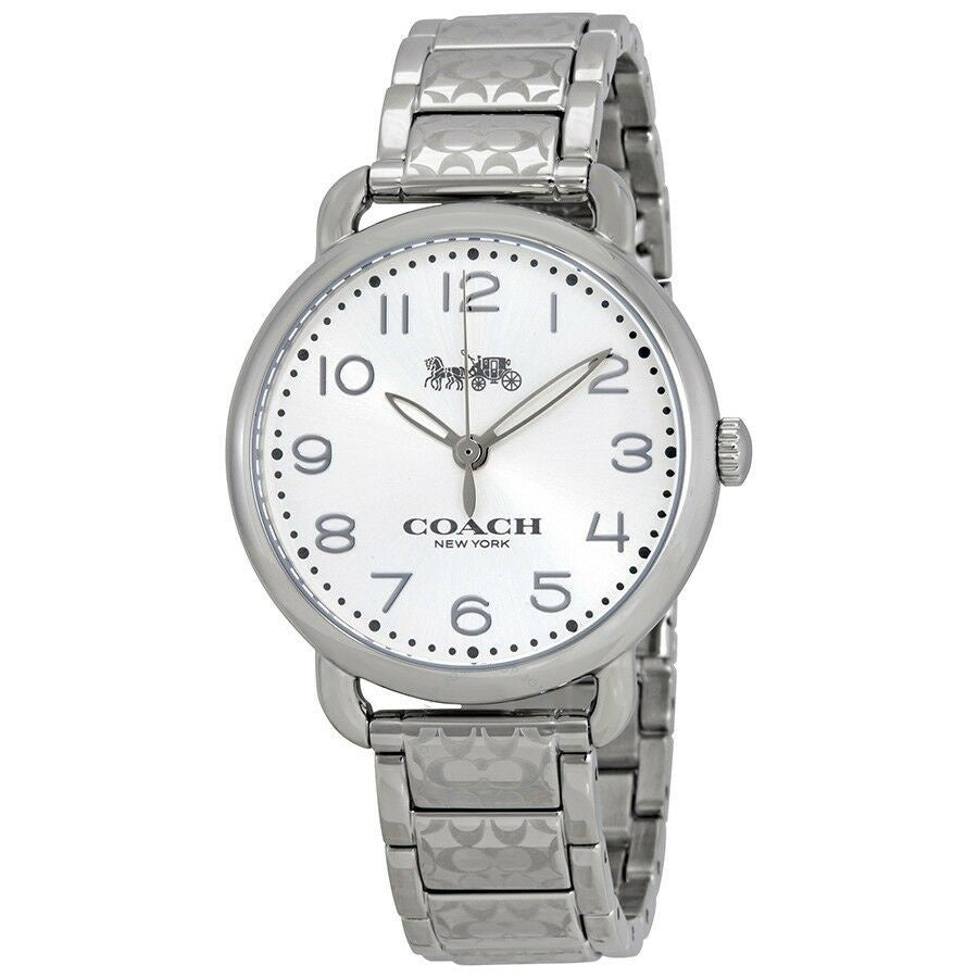 Coach Delancey Quartz Silver Dial Women's Watch 14502495