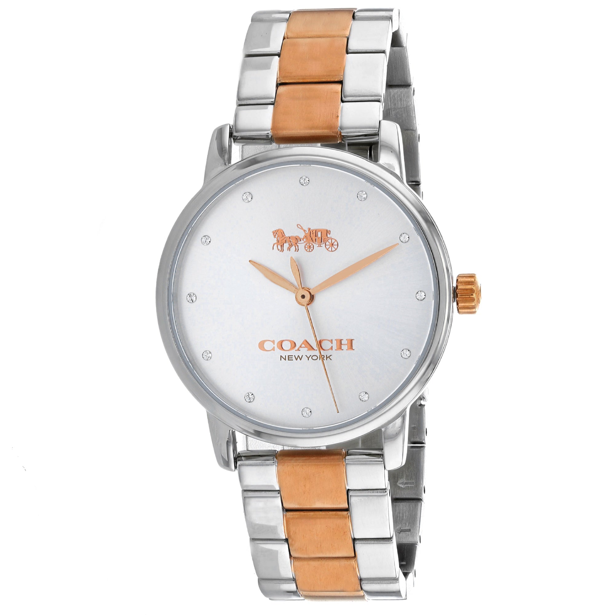 Coach  Quartz Grand White Dial Women's Watch 14502930