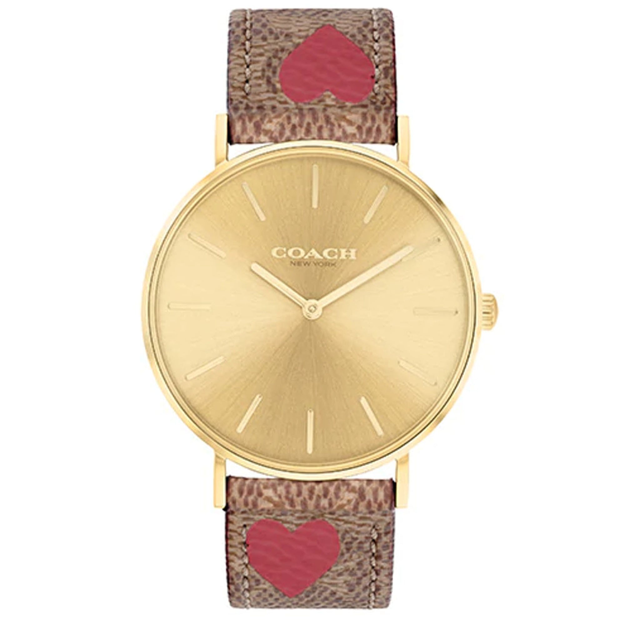 Coach  Quartz Perry Gold Gold Dial Women's Watch 14503886