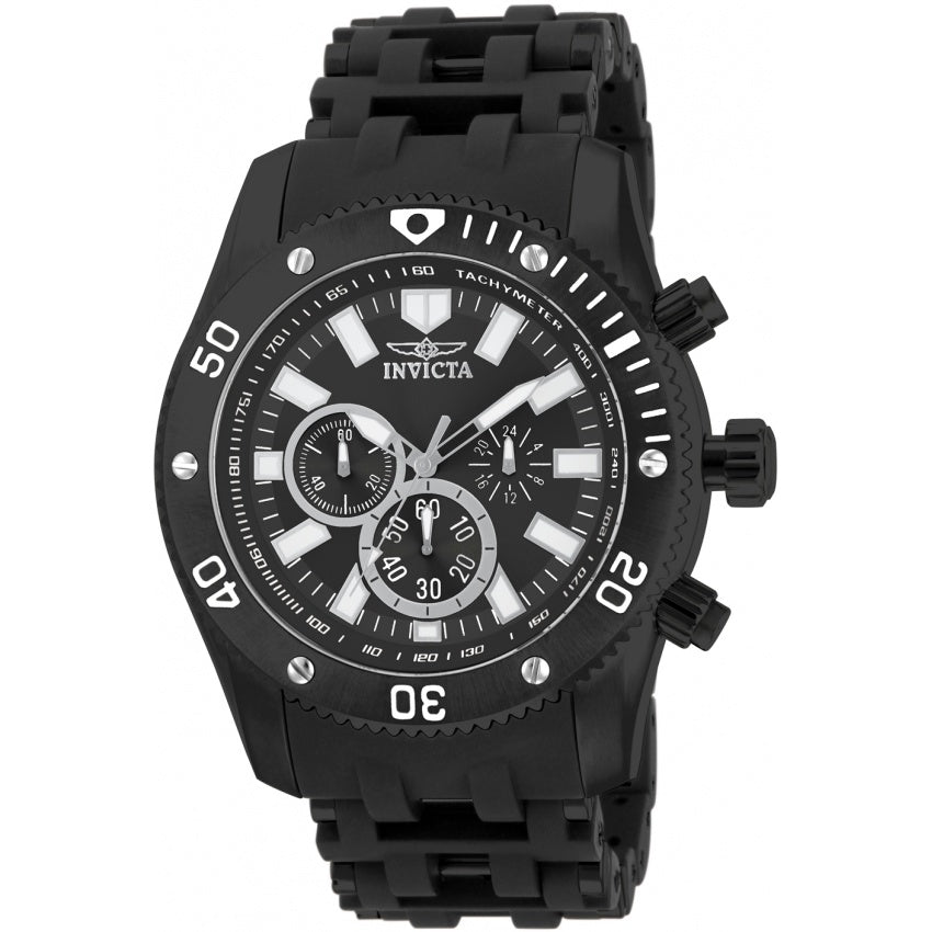 Invicta Sea Spider Quartz Black Dial Men's Watch 14862