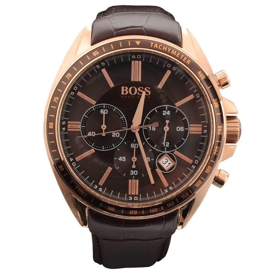 Hugo Boss Driver Quartz Chronograph Brown Dial Men's Watch 1513093