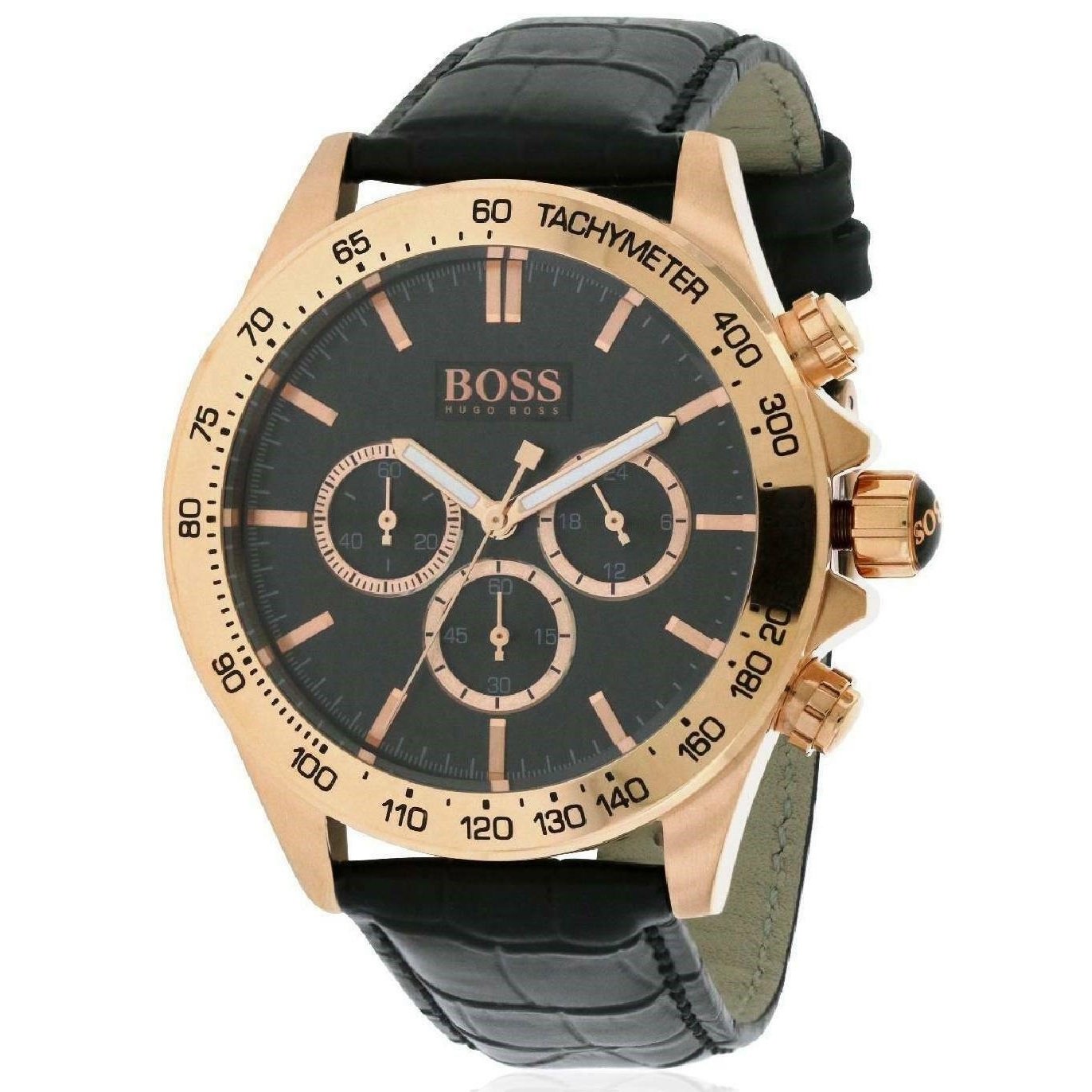 Hugo Boss Ikon Quartz Chronograph Black Dial Men's Watch 1513179