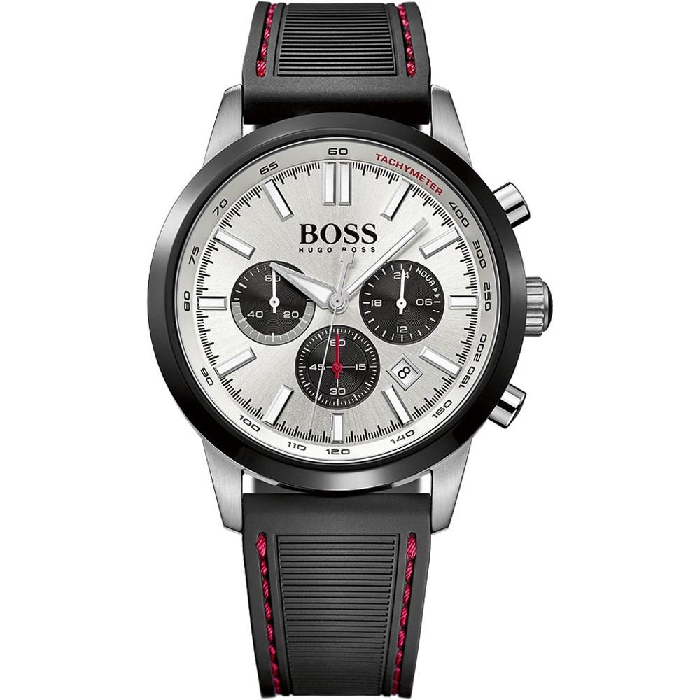 Hugo Boss Racing Quartz Chronograph Silver Dial Men's Watch 1513185