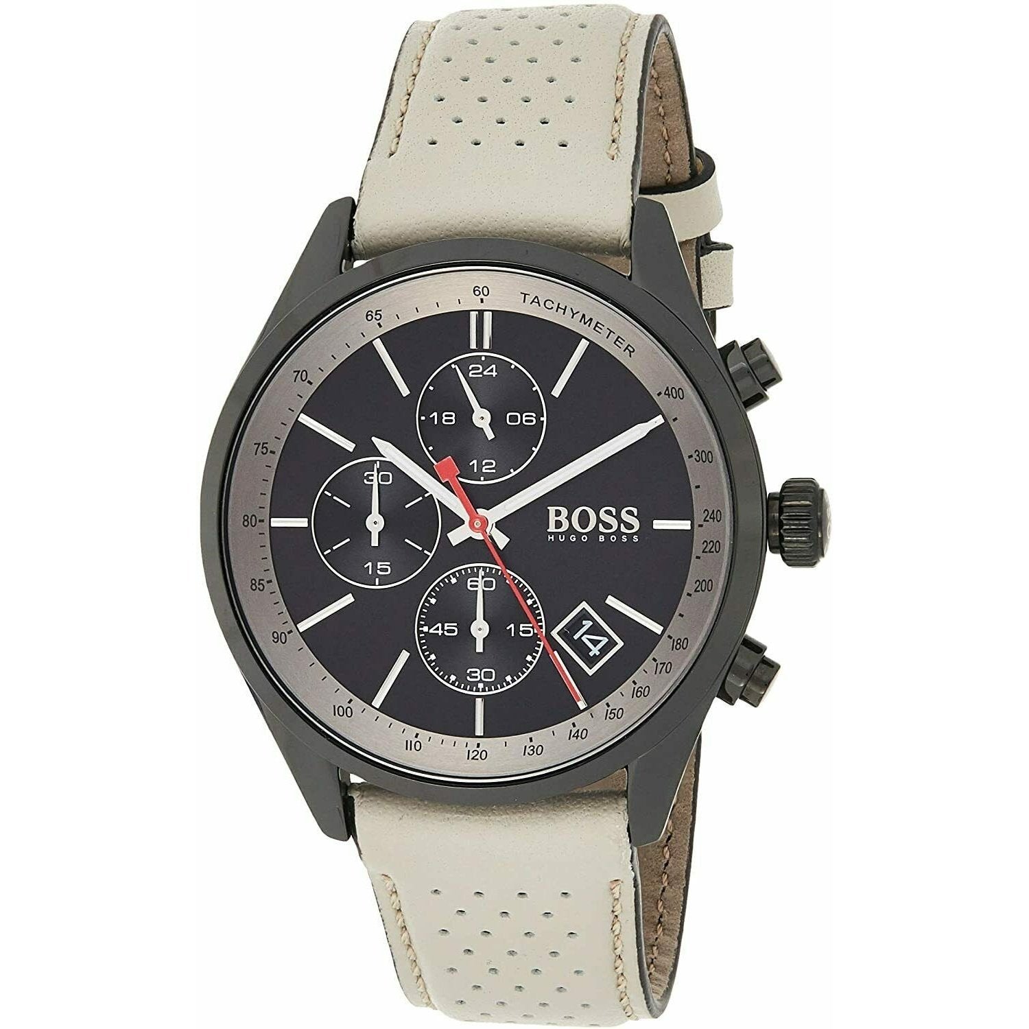 Hugo Boss Grand Prix Quartz Chronograph Black Dial Men's Watch 1513562