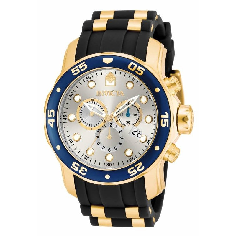 Invicta Pro Diver Quartz Scuba Multi-Function Silver Dial Men's Watch 17880