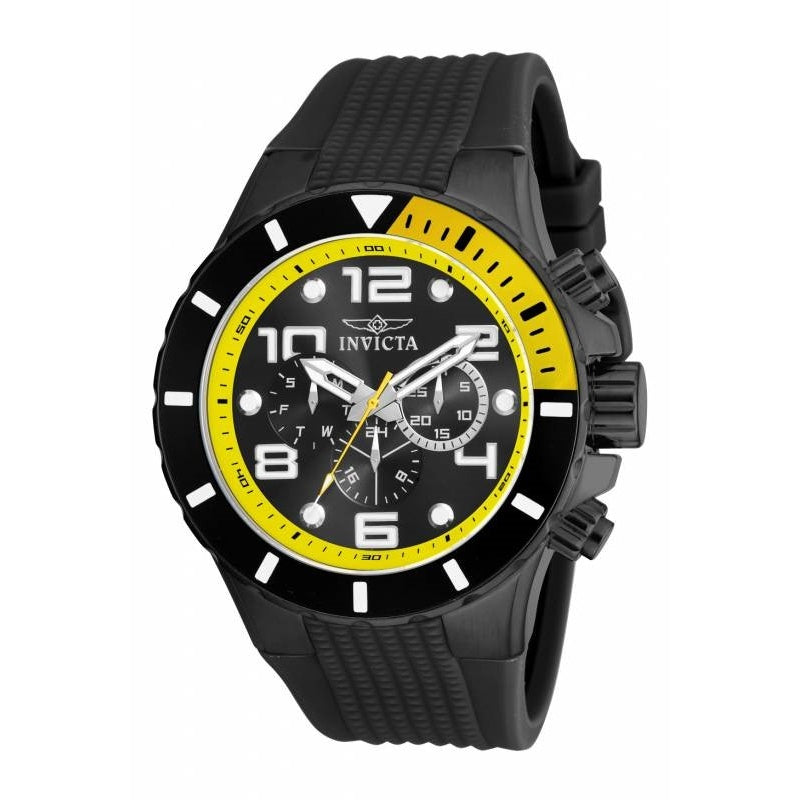 Invicta Pro Diver Quartz Chronograph Black Dial Men's Watch 18741