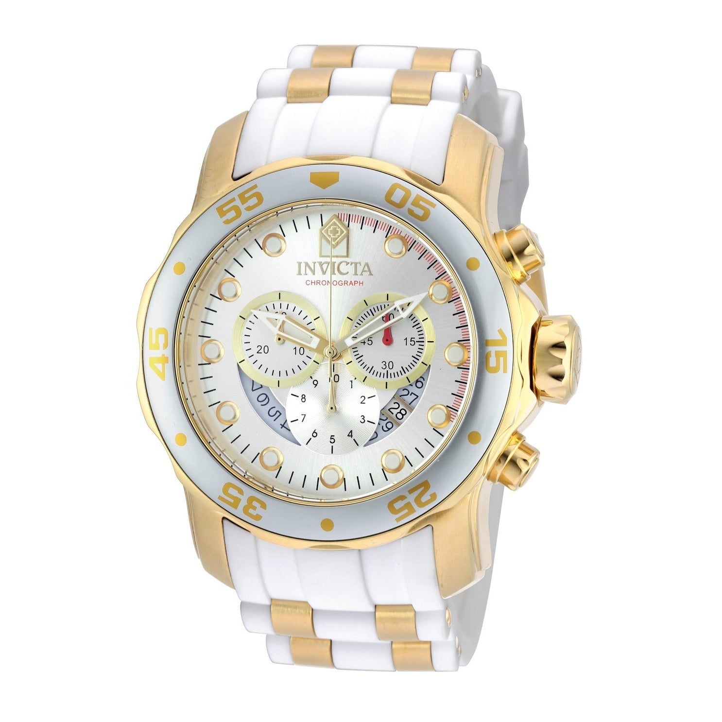 Invicta Pro Diver Quartz Silver Dial Men's Watch 20291