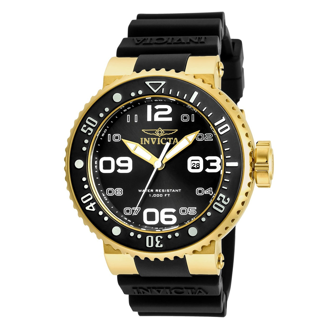 Invicta Pro Diver Quartz Scuba Pro Black Dial Men's Watch 21521
