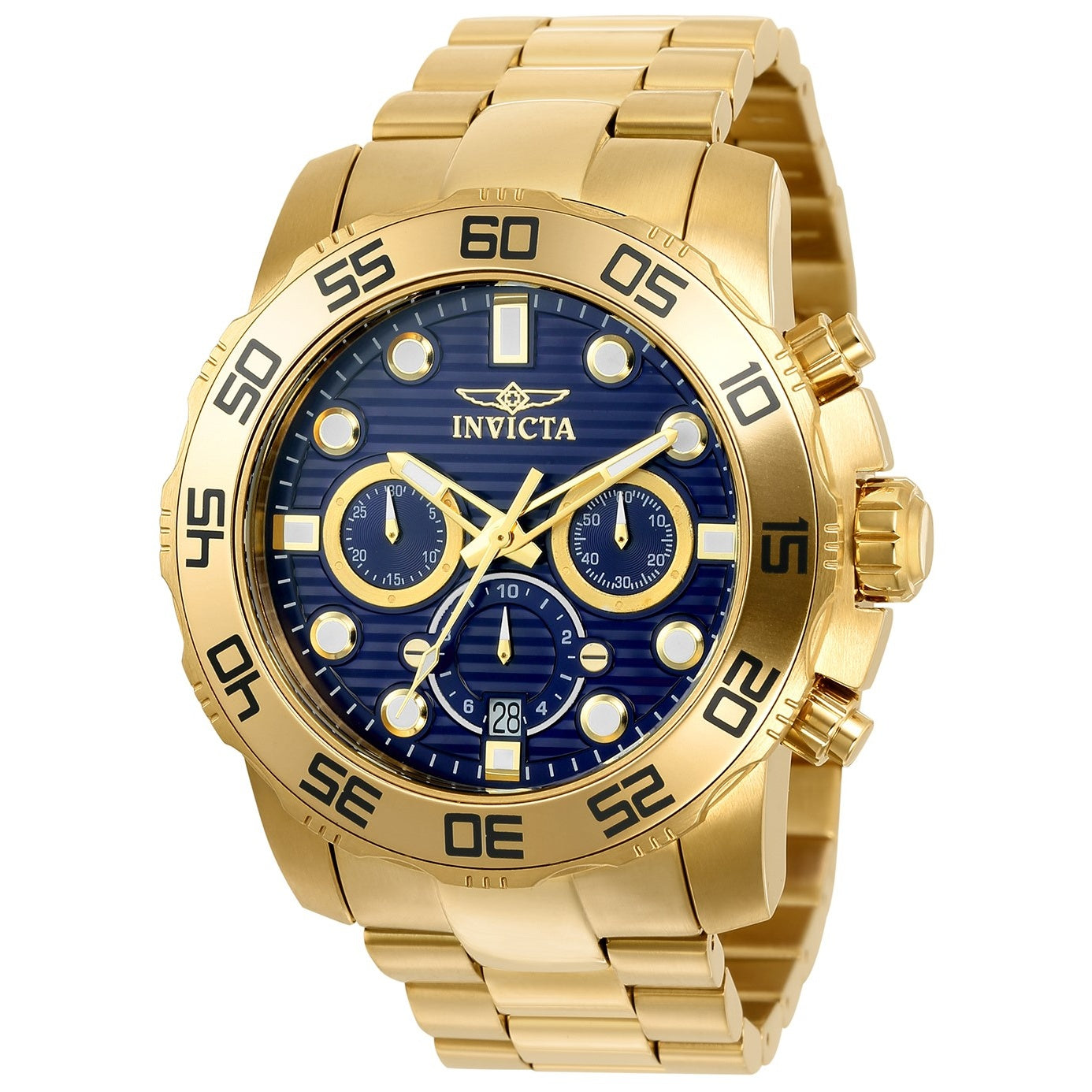 Invicta Pro Diver Quartz Scuba Blue Dial Men's Watch 22228