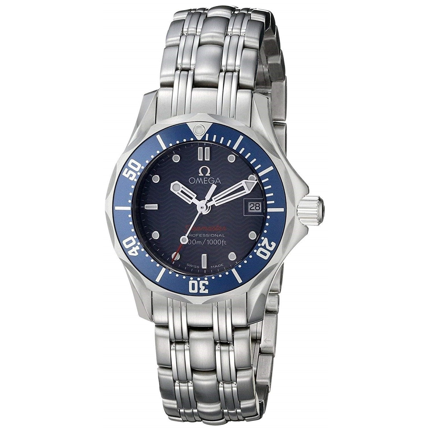 Omega Seamaster Quartz Blue Dial Women's Watch 2224.80.00